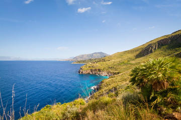Obraz premium Lo Zingaro nature reserve at Sicily, Italy