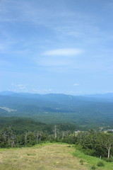 御岳ロープウェイ山頂駅周辺からの風景