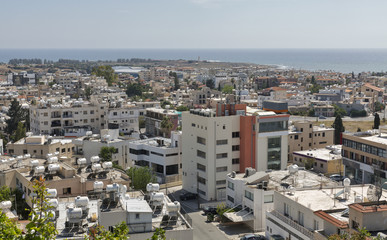 Fototapeta na wymiar Paphos cityscape in Cyprus