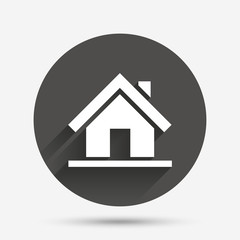 Home sign icon. Main page button. Navigation