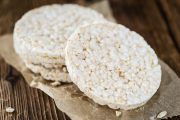 Portion of Rice Cakes