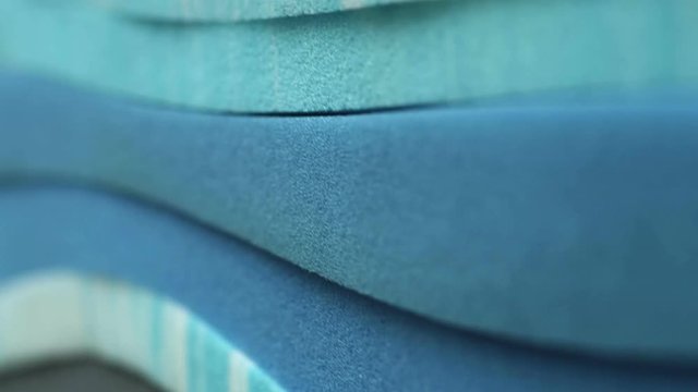 Closeup texture of ORTO FOAM for making mattresses