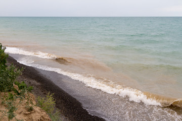 shore of the lake Alakol