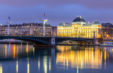 Lyon University bridge France