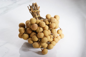 fresh bunch of Longan