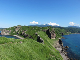 Fototapeta na wymiar 神威岬と神威岩