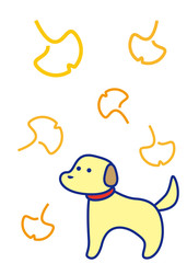 犬　銀杏