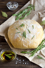 ciabatta bread with rosemary