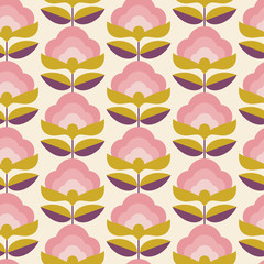 seamless vintage flower pattern