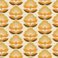 Fototapety  seamless vintage flower pattern