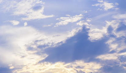 Beautiful sky with cloud