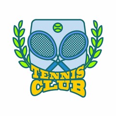 tennis logo icon vector