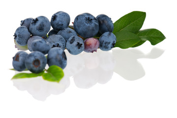 Fresh ripe blueberries