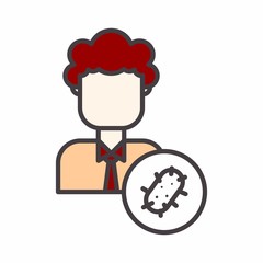 teacher logo icon vector
