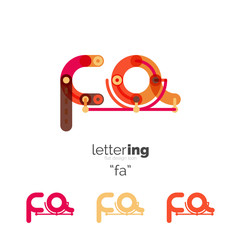 Letters logo icon