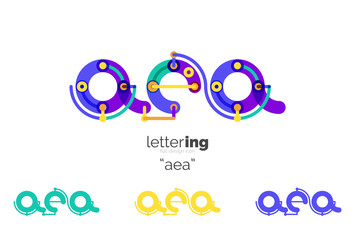 Alphabet letter font logo business icon