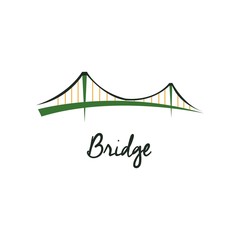 Bridge vector logo icon