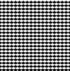 Scales seamless pattern in black and white