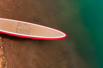 surfboards on water