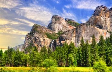 Wandcirkels aluminium Yosemite National Park, California © belyay