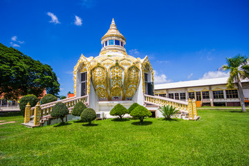 Pavilion (Bat Bo Holy Father money) Wat Yang Khoi Kluea at Phichit Thailand.