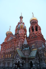 Fototapeta na wymiar Eglise St Sauveur, St Petersbourg, Russie