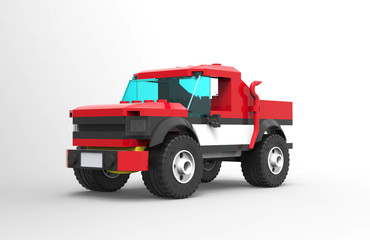 toy big car 3D illustration