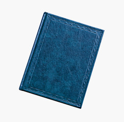 Obraz premium the book is blue color isolated on white background