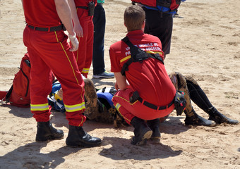 Obraz premium mobile de premiers secours