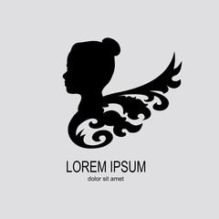 Obraz premium Profile of beautiful girl