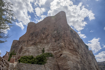 Castillo de Albarracín en la provincia de Teruel, España