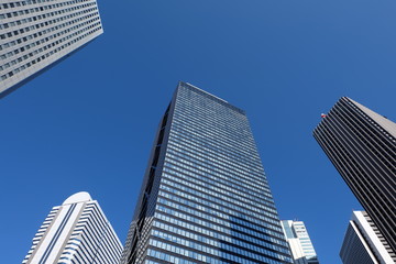 Fototapeta na wymiar 日本の高層ビル