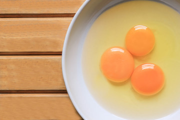 Omelette ingredients. eggs,shallots, chilli