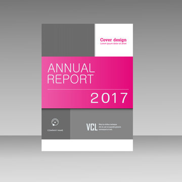 Vector brochure design template