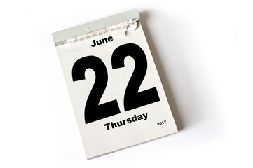 22. June 2017