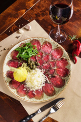 meat carpaccio
