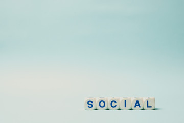 social - internet networking concept