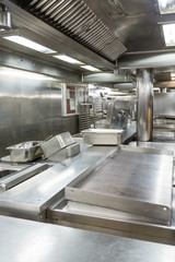 Stainless Steel Cooking Equipment in Commercial Ktichen