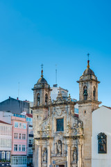 Naklejka na ściany i meble Saint George Church in A Coruna, Galicia, Spain