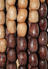 Element of wooden blinds from kegs