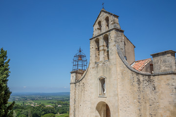 Fototapeta na wymiar Église Saint-Catherine-d'Alexandrie de Gigondas