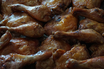 grilled chicken legs