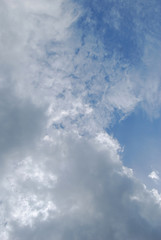 Blue sky and clouds