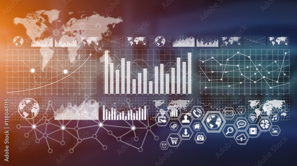 Poster digital charts and screen interface