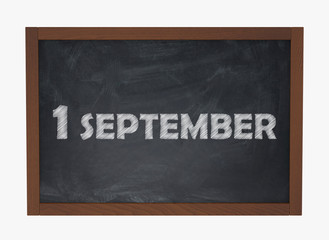 Fototapeta premium Chalkboard isolated on white background