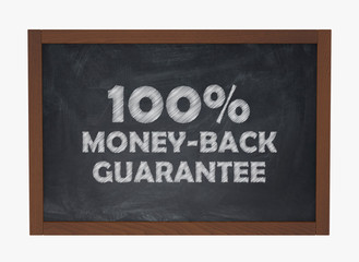 Chalkboard isolated on white background