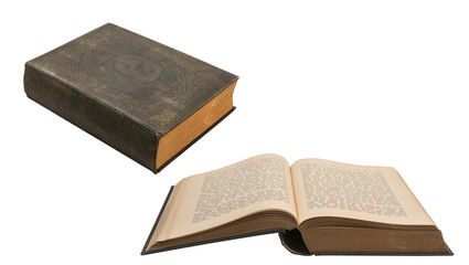 Obraz premium altes antikes buch um 1900