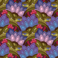 Vector Seamless Floral Pattern