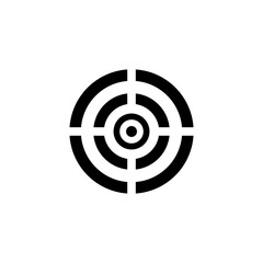 Black target icon.