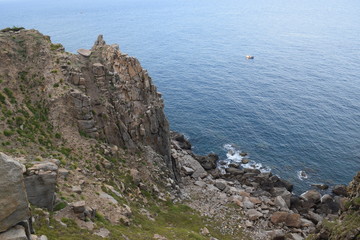 Pristine sea at Dai Lanh cape, Mui Dien, Phu Yen province, easte